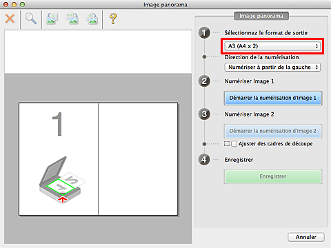 figure : fenêtre Image panorama